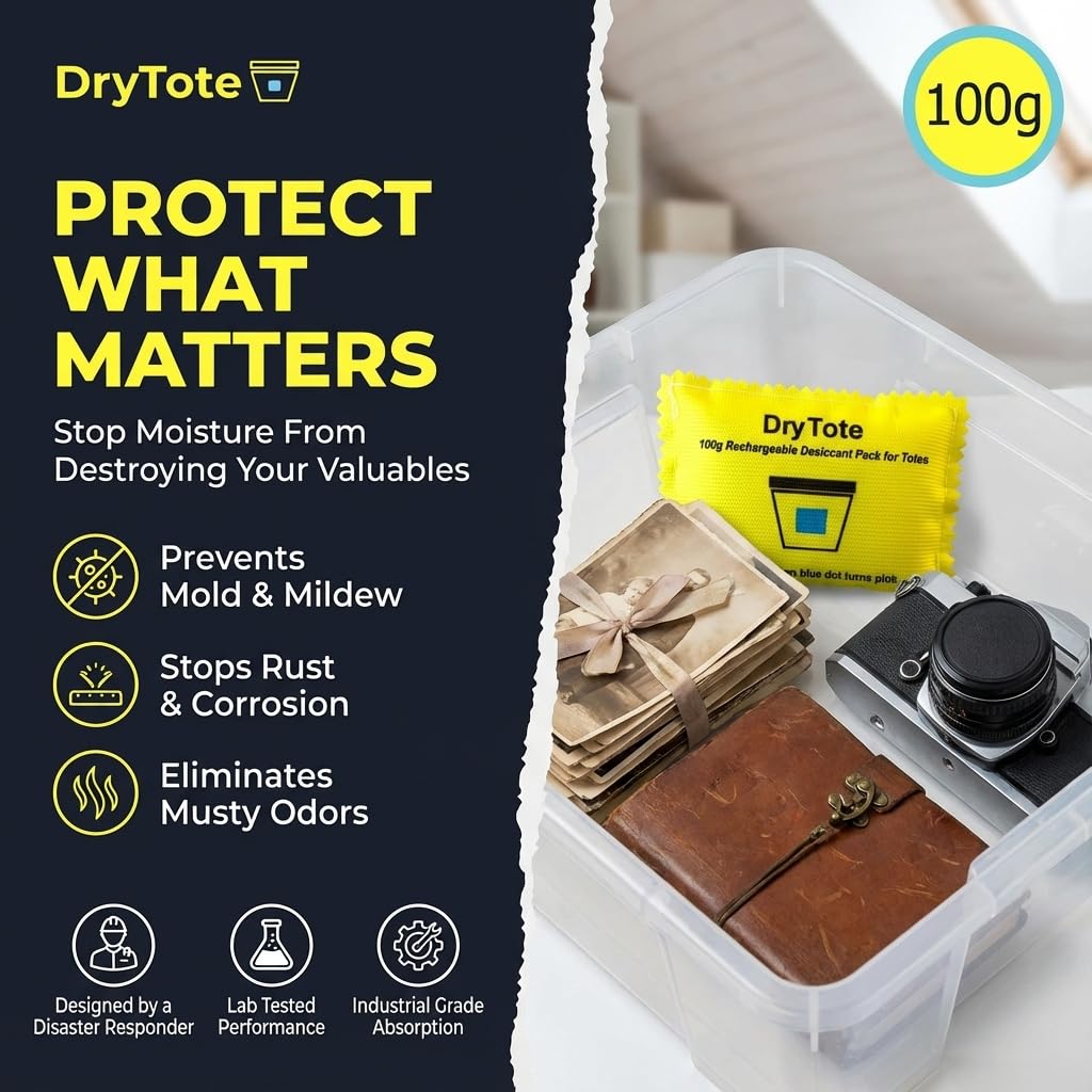 Amazon.com - DryTote Rechargeable Desiccant Packs (50 Pack), Color